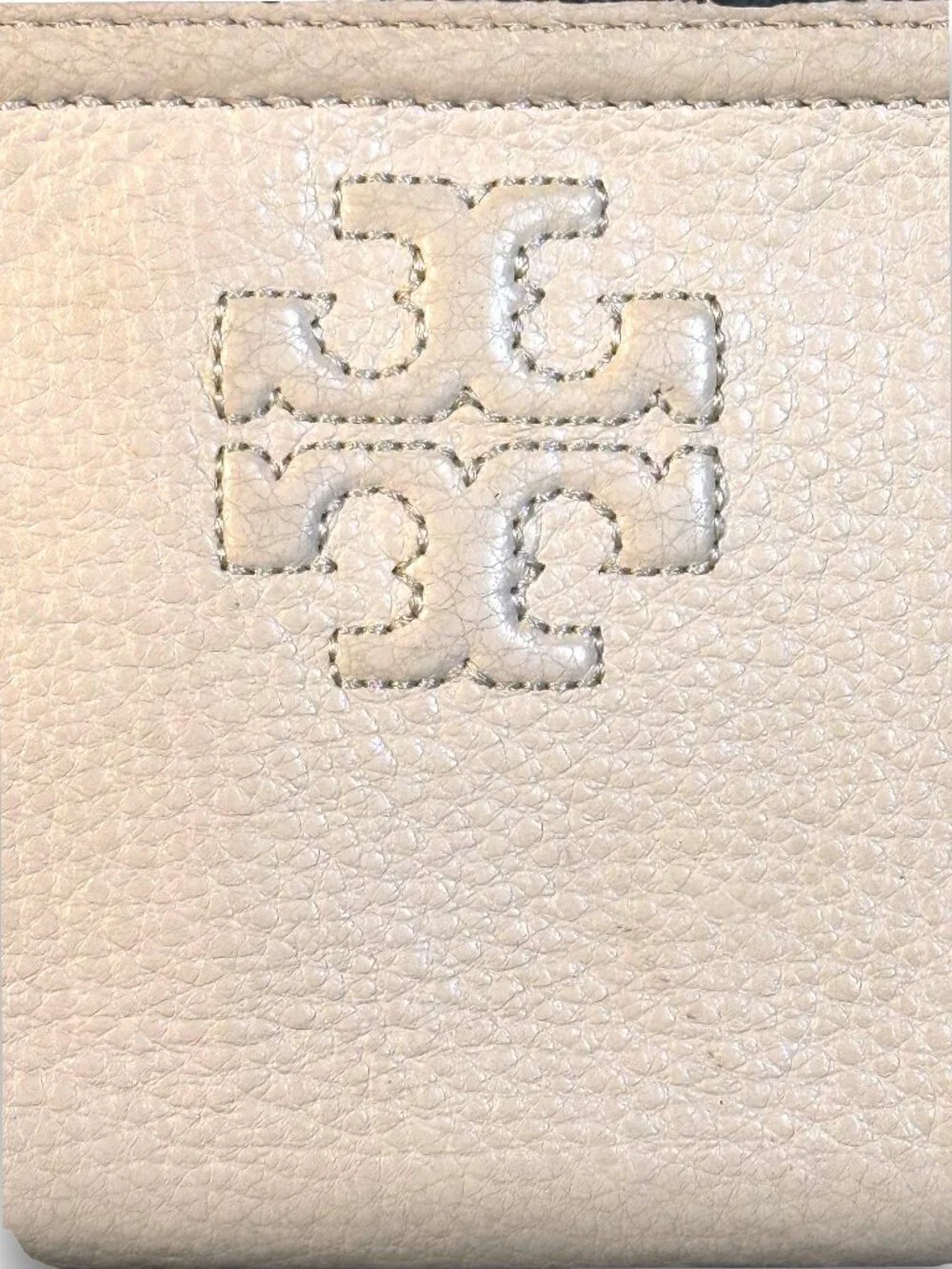Tory Burch Thea Pebbled Leather Zip-Around Smartphone Wristlet Wallet